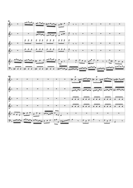Aria: Christenkinder, freuet euch from Cantata BWV 40 (arrangement for 6 recorders)