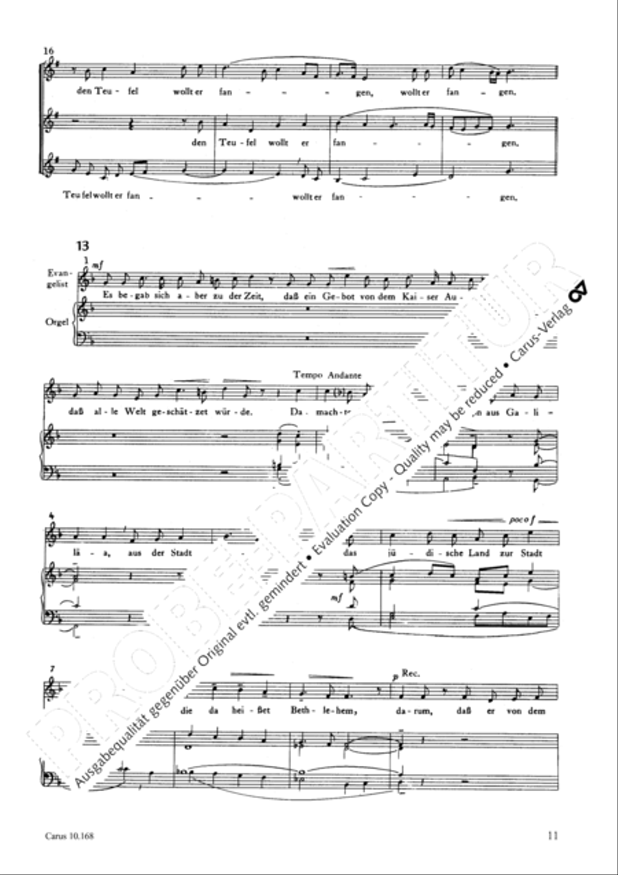 The Christmas Story (Die Weihnachtsgeschichte) SSA scores gallery preview page 14