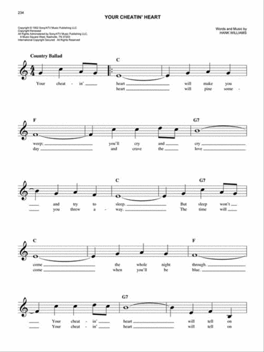 The Easy 4-Chord Fake Book Piano scores gallery preview page 5