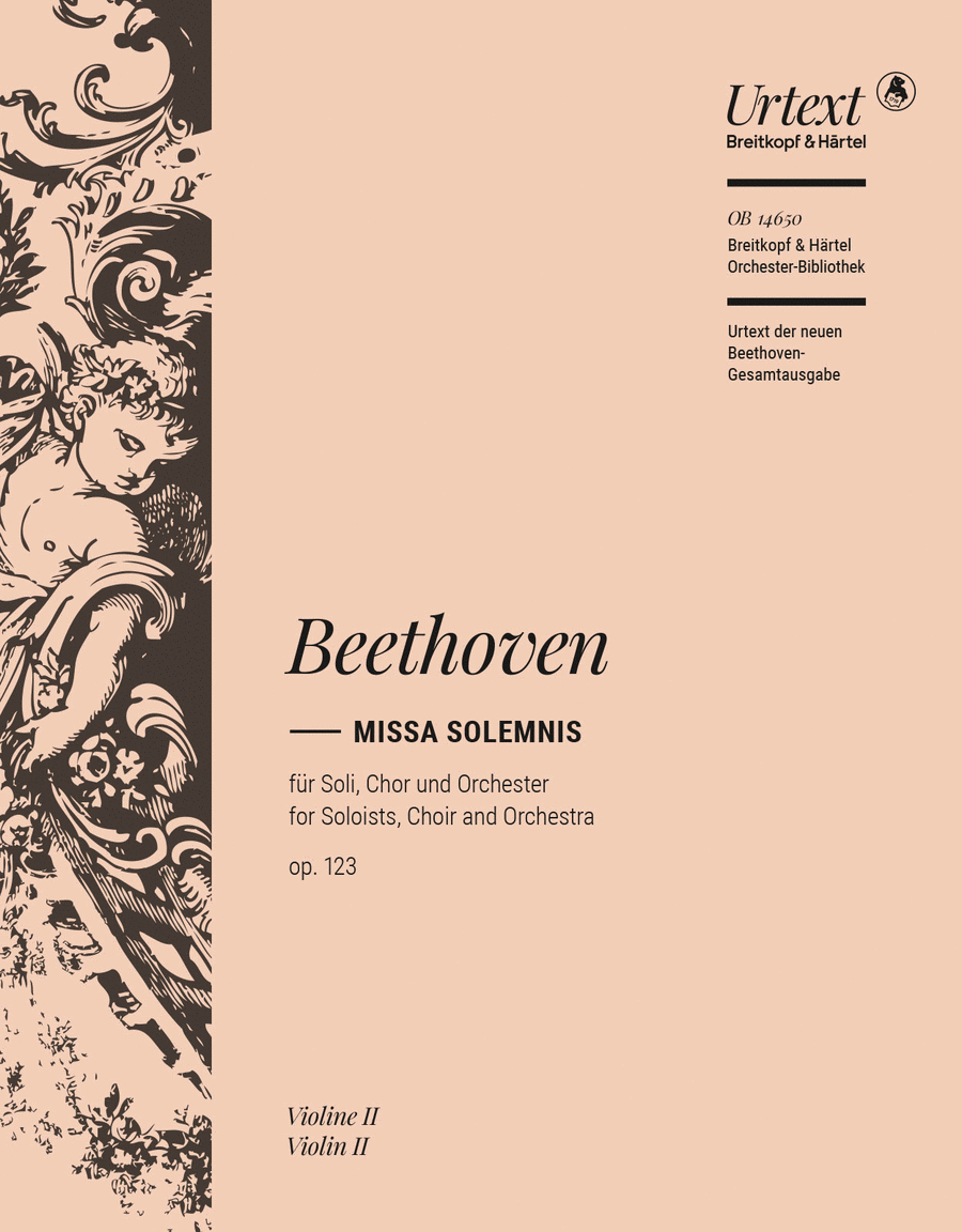 Missa Solemnis in D major Op. 123 4-Part scores gallery preview page 1