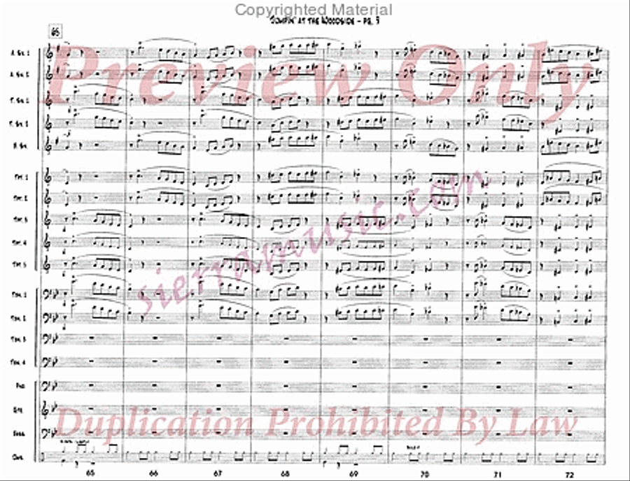 Jumpin' At The Woodside Jazz Ensemble scores gallery preview page 10