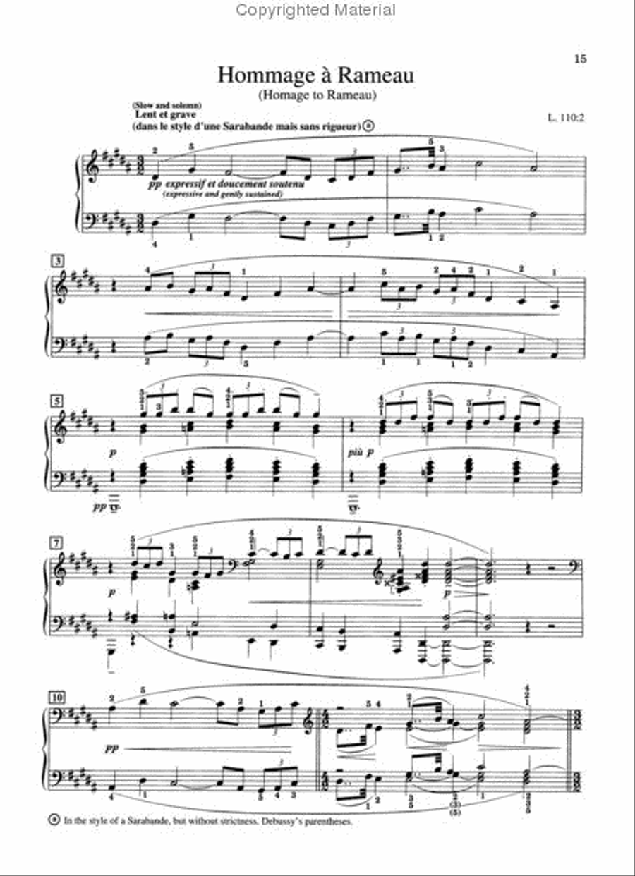 Debussy: Images, Book 1 Debussy: Images, Book 1 Piano Solo scores gallery preview page 3