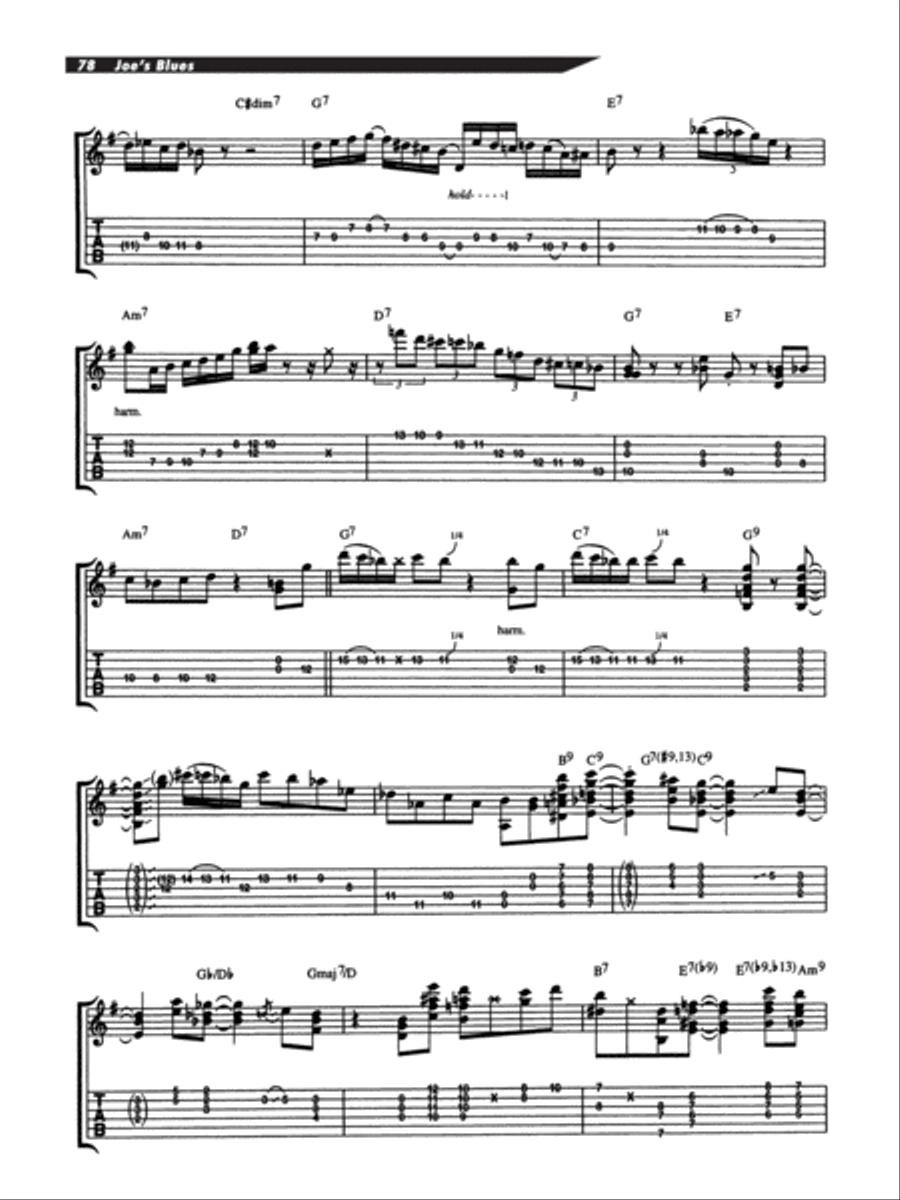 Joe Pass -- On Guitar Electric Guitar scores gallery preview page 79