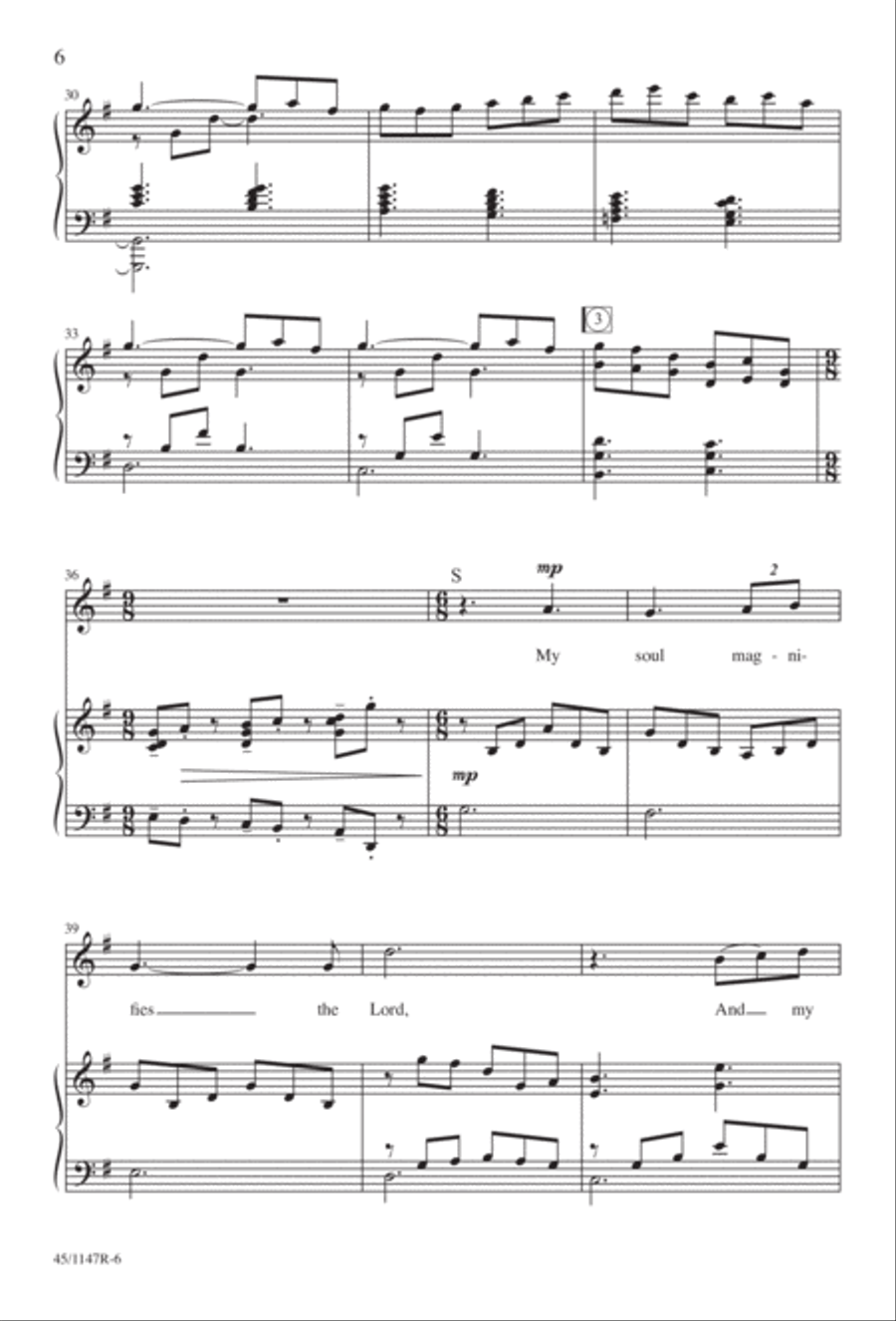 Magnificat Magnificat Divisi scores gallery preview page 7
