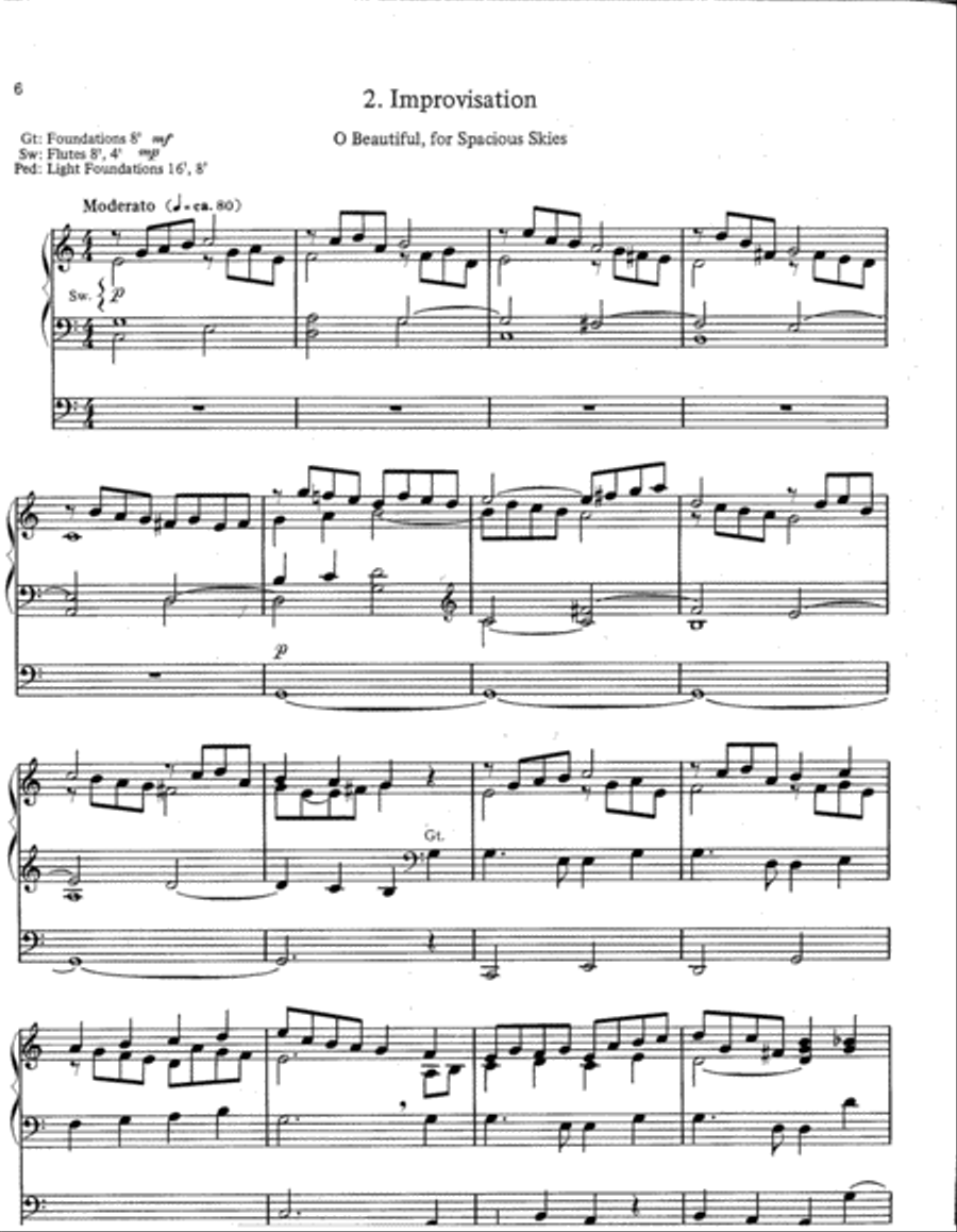 A Patriotic Suite A Patriotic Suite Organ scores gallery preview page 3