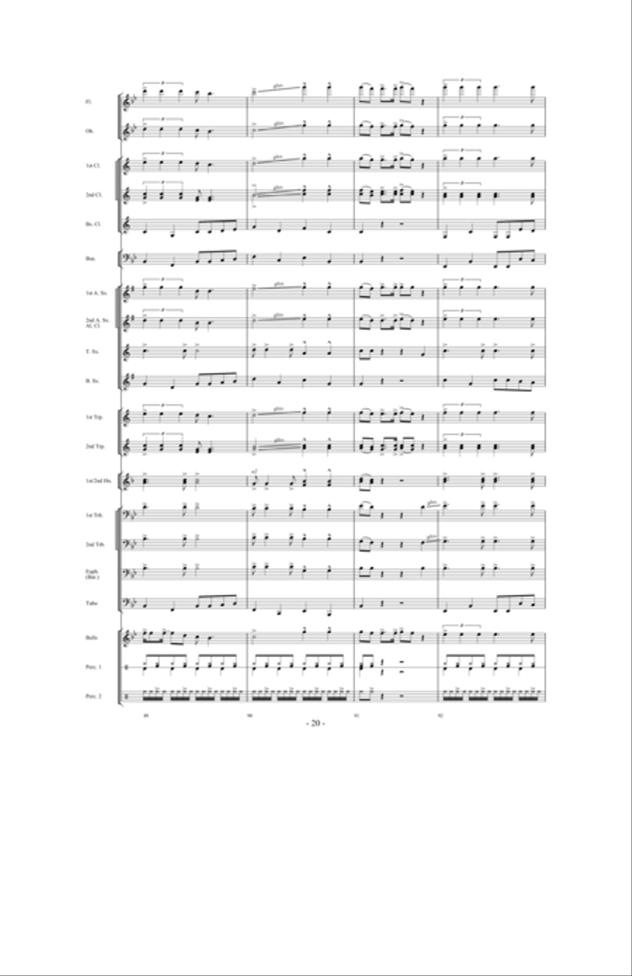 Camp Meetin' Concert Band scores gallery preview page 19