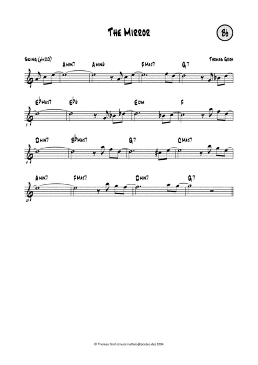 The Mirror Piano scores gallery preview page 3