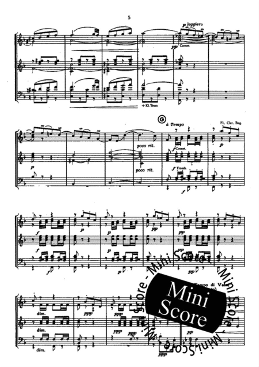 Die Fledermaus Concert Band scores gallery preview page 63