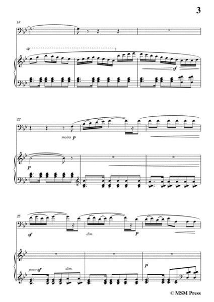Bizet-Le Matin,for Cello and Piano image number null