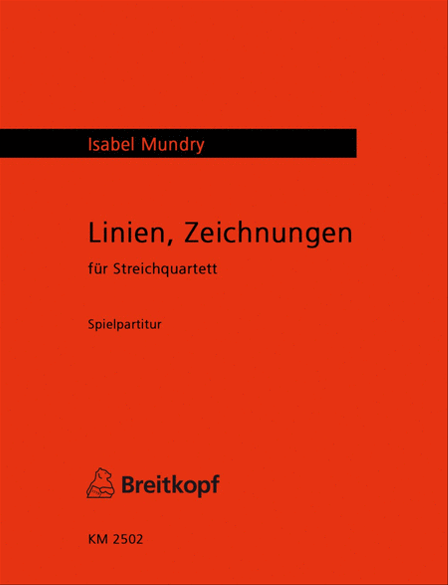 Linien, Zeichnungen String Quartet scores gallery preview page 1