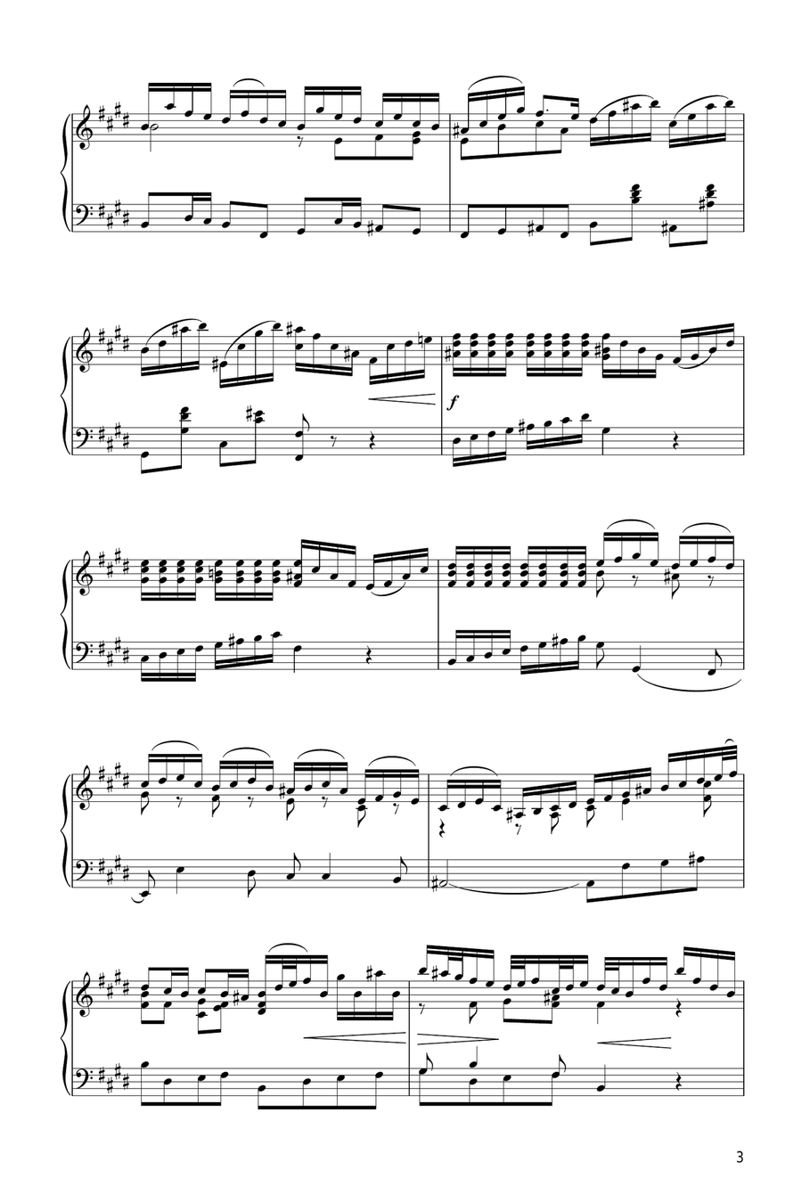 Allegro From Violin Concerto In E Major, Bwv 1042 Violin Solo scores gallery preview page 3