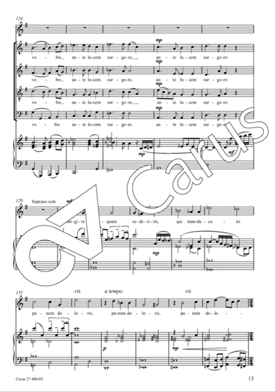 Nisi Dominus 4-Part scores gallery preview page 14