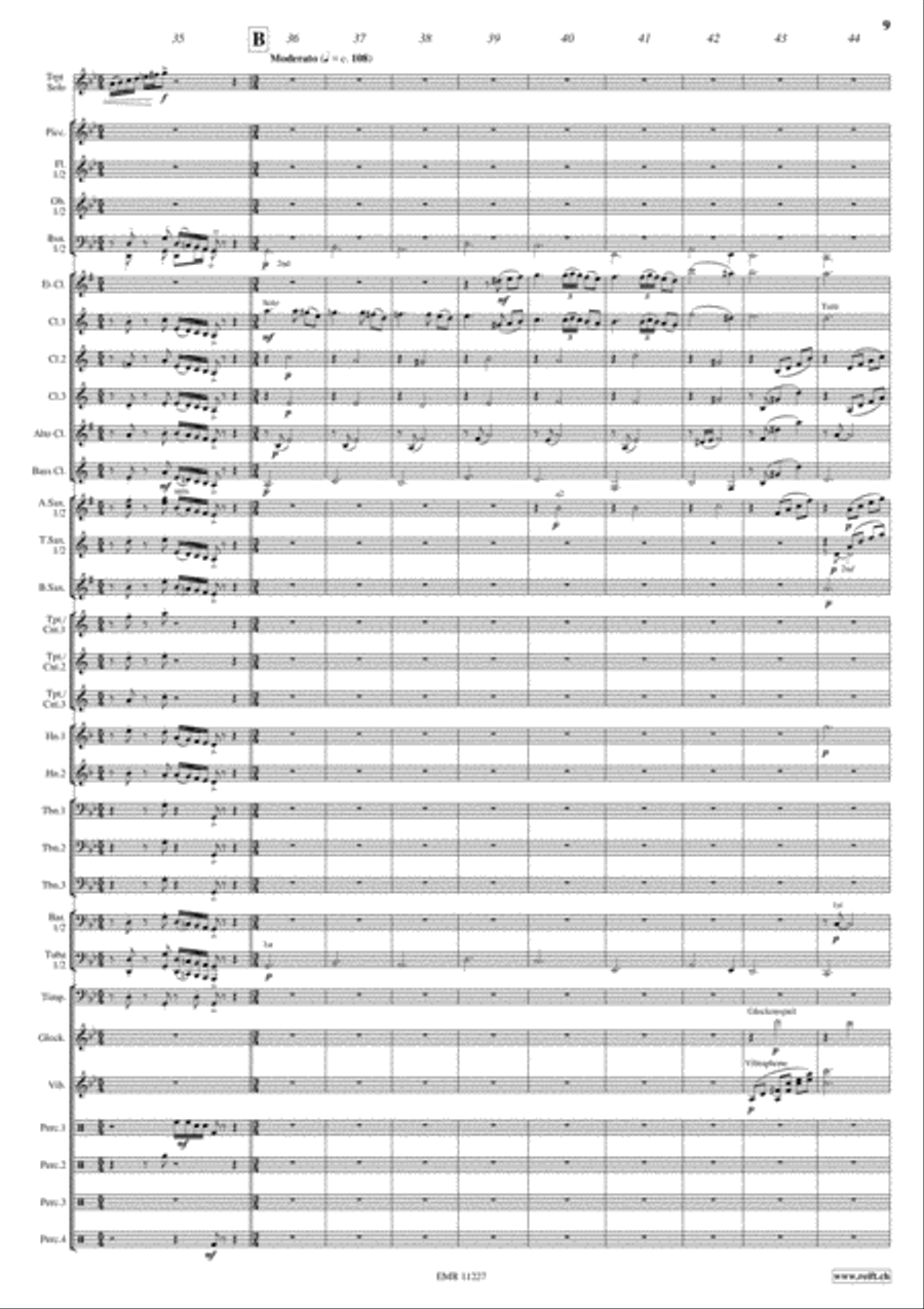 Voyages Voyages Concert Band scores gallery preview page 9