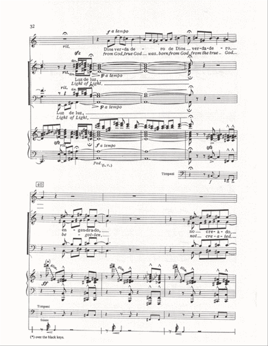 The Cuban Mass (Vocal Score) 4-Part scores gallery preview page 29