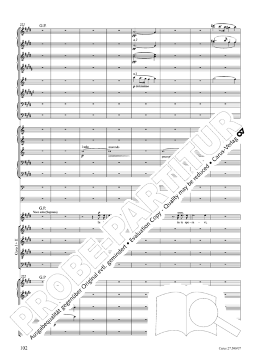 Quattro pezzi sacri Orchestra scores gallery preview page 103
