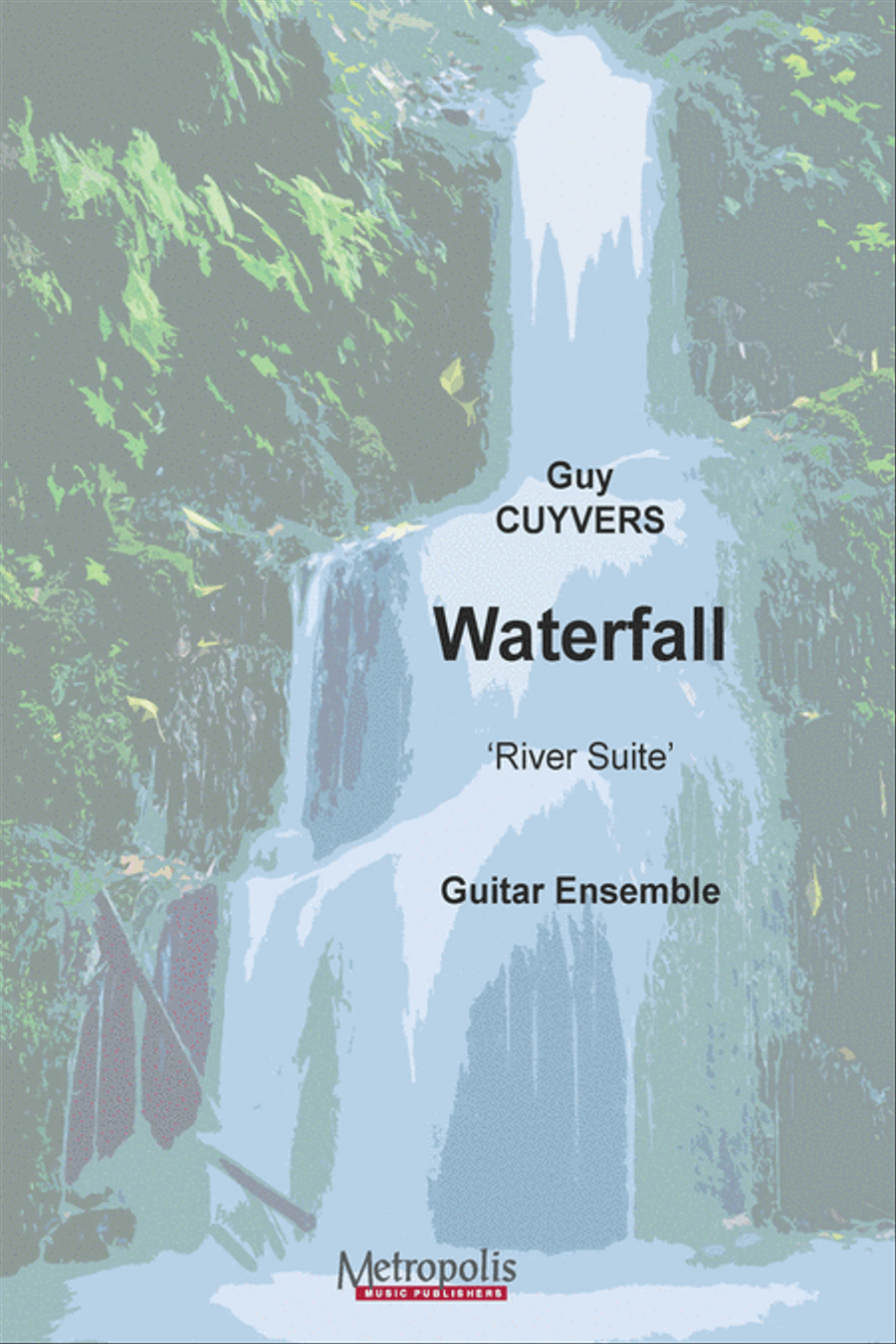 Waterfall (from 'River Suite') for Guitar Quartet Guitar Ensemble scores gallery preview page 1