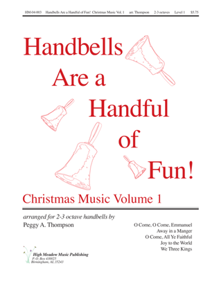 Book cover for Handbells Are a Handful of Fun Christmas Music Volume 1