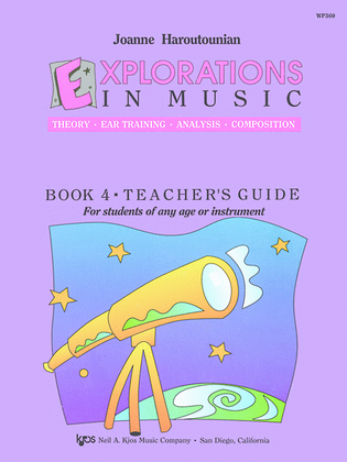 Book cover for Explorations In Music Teacher's Guide Book 4