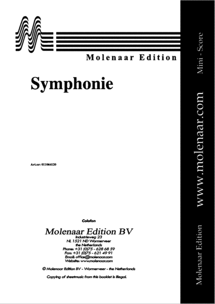 Symphonie pour Orchestre d'Harmonie Concert Band scores gallery preview page 2