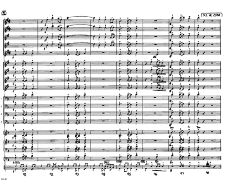 El Bandito Jazz Ensemble scores gallery preview page 14