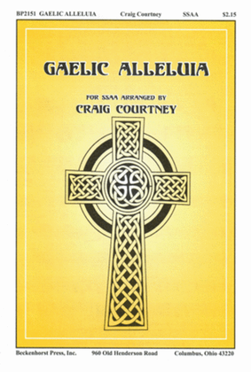 Book cover for Gaelic Alleluia -ssaa