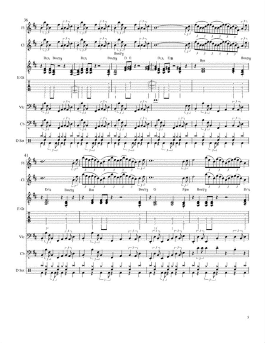 Money Large Ensemble scores gallery preview page 5