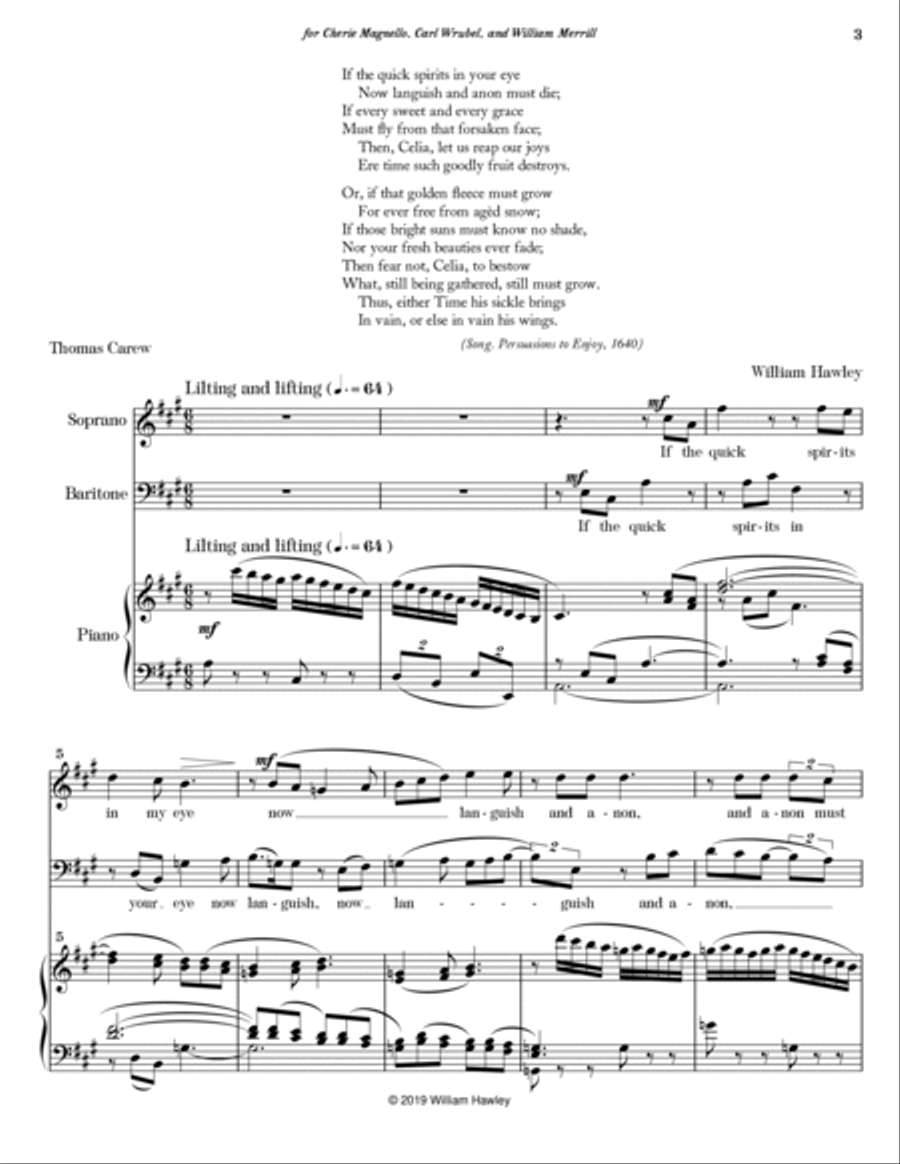 Quick Spirits (Duet Version) Small Ensemble scores gallery preview page 3