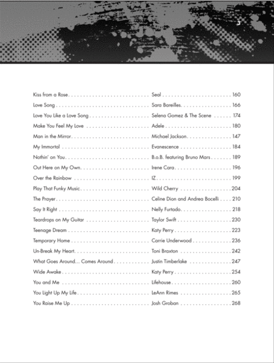 The Giant Pop & Rock Piano Sheet Music Collection Piano, Vocal, Guitar scores gallery preview page 3