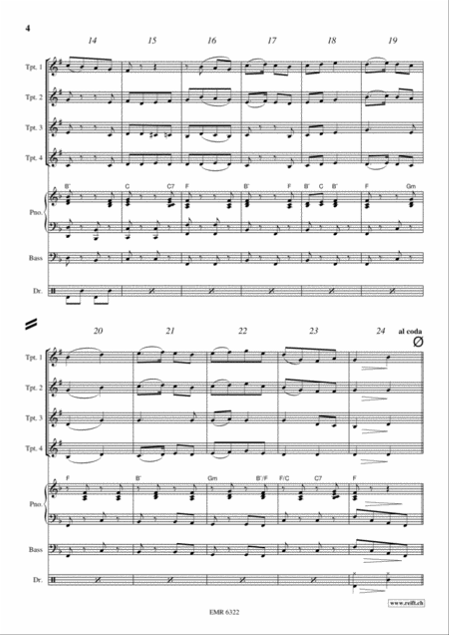 Yankee Doodle Yankee Doodle Trumpet scores gallery preview page 4