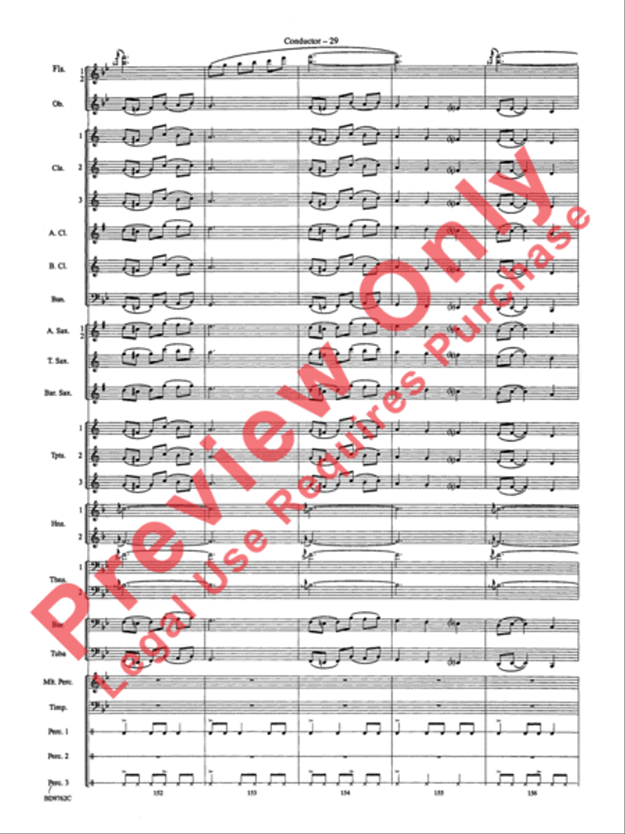By Loch and Mountain Concert Band scores gallery preview page 32
