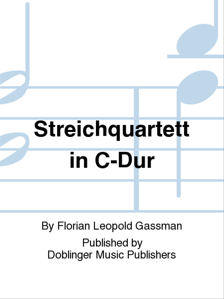 Streichquartett in C-Dur String Quartet scores gallery preview page 1