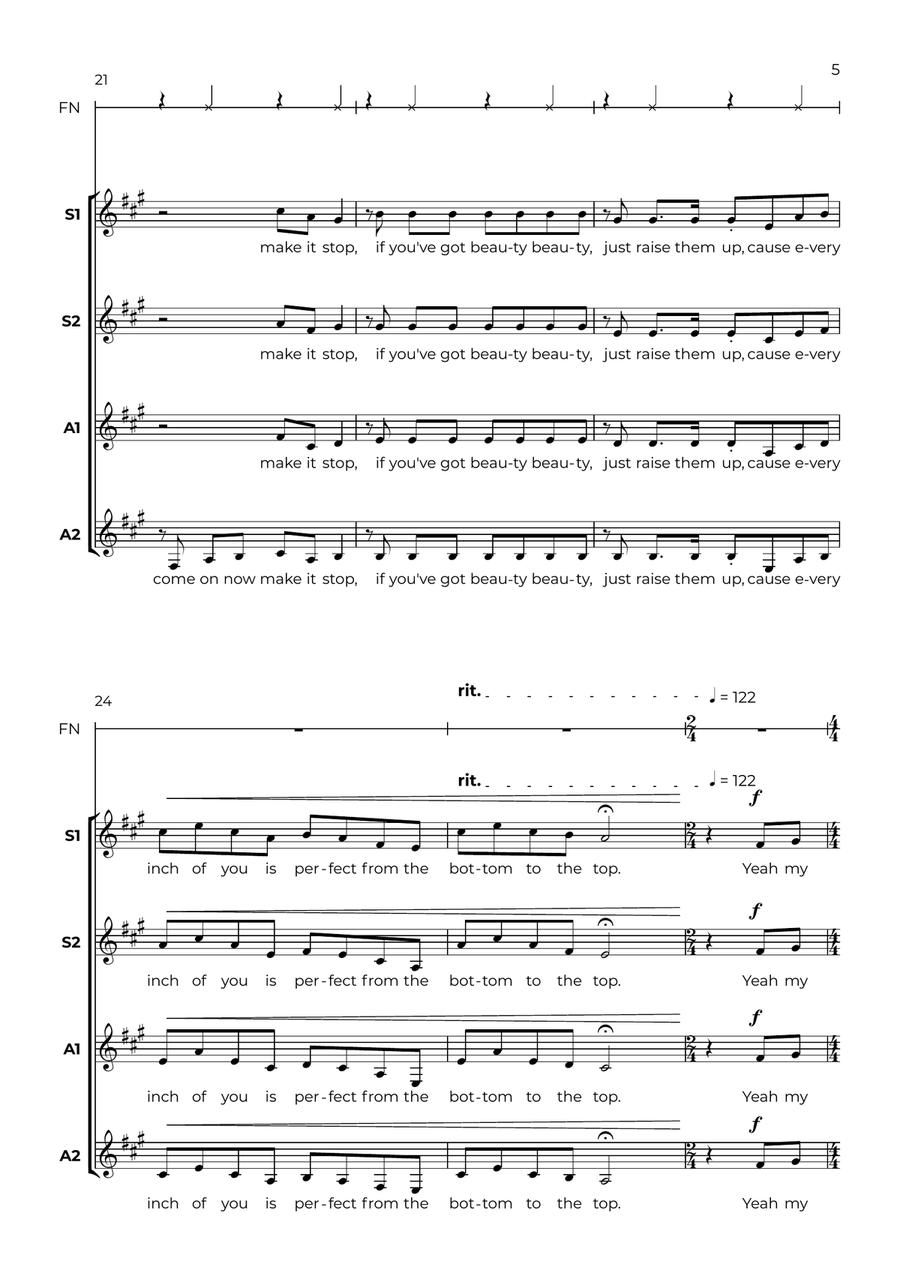 All About That Bass All About That Bass SSAA scores gallery preview page 5
