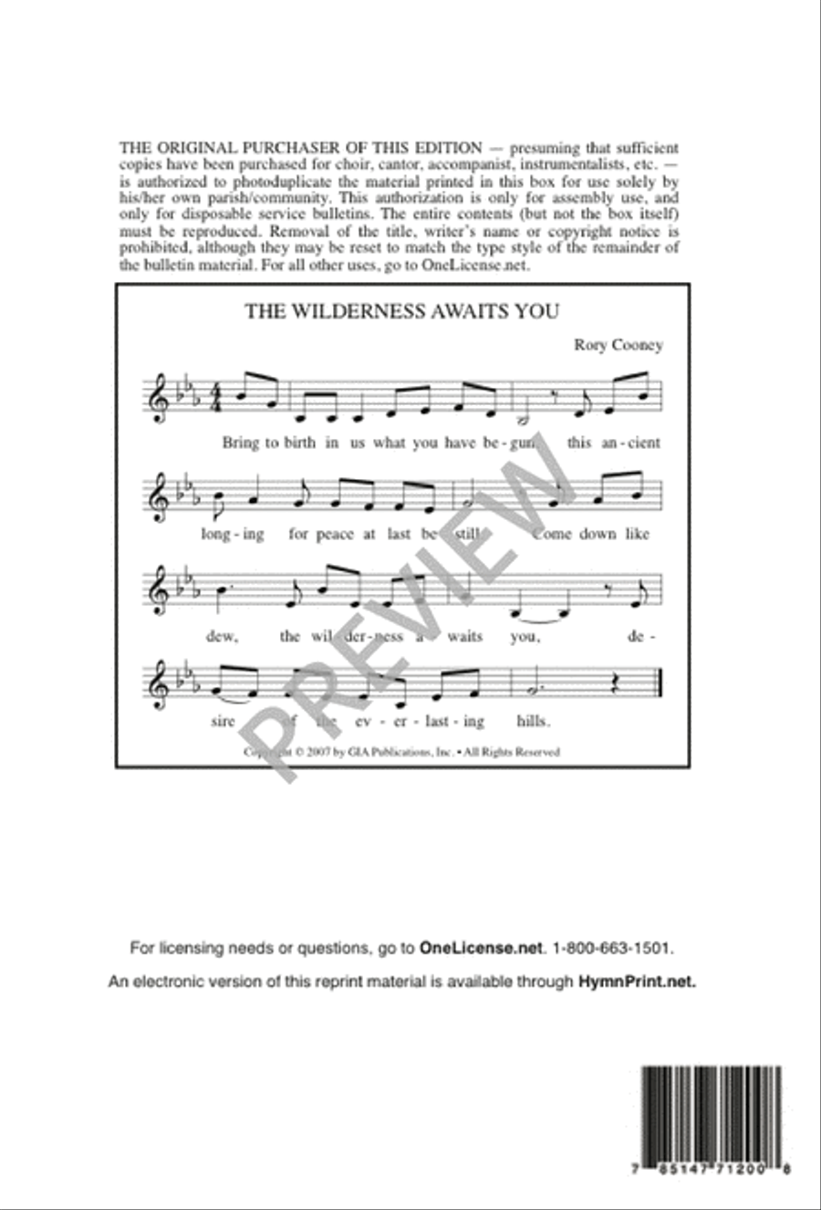 The Wilderness Awaits You 3-Part scores gallery preview page 12
