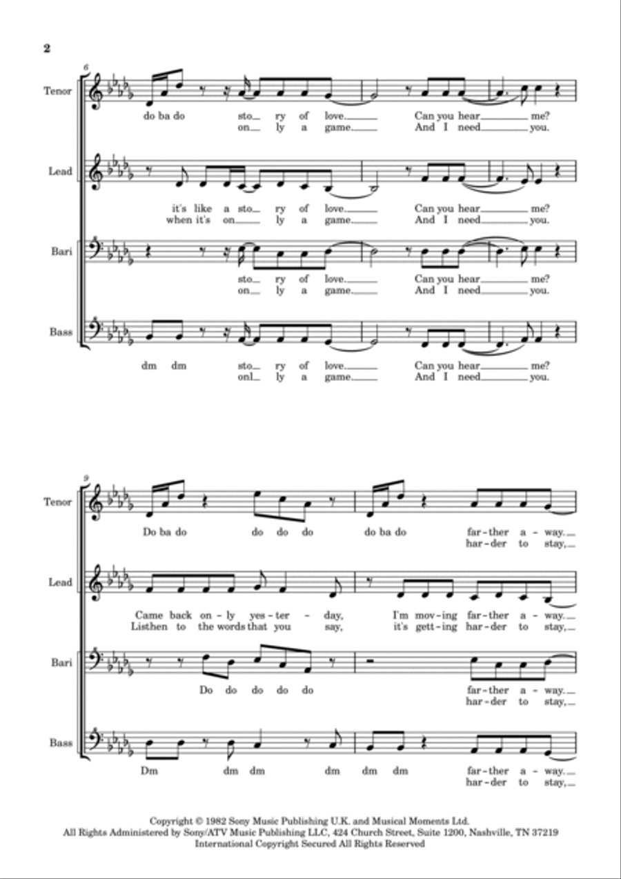 Only You SSA scores gallery preview page 2