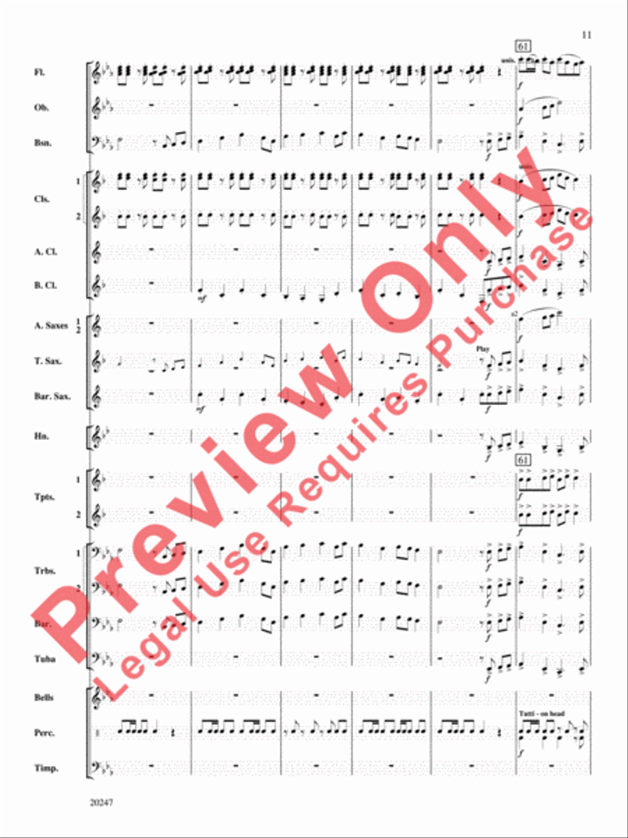 Prairie Schooner Prairie Schooner Concert Band scores gallery preview page 12