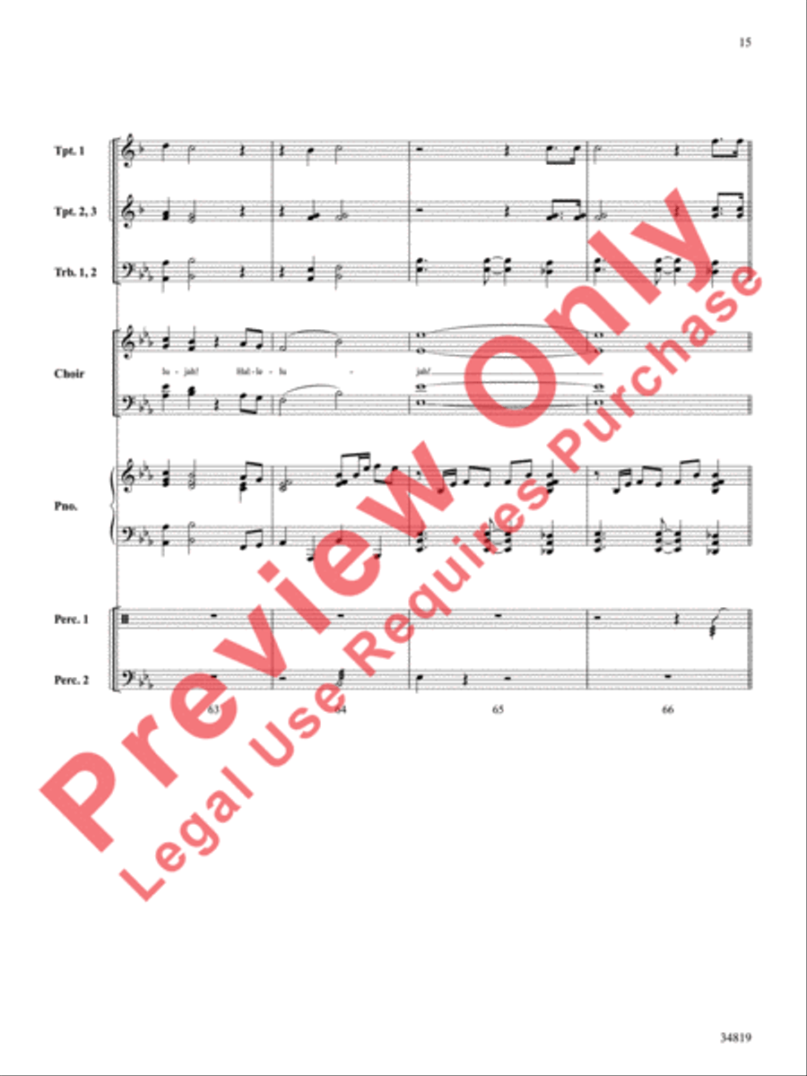 Immortal Praise Choir scores gallery preview page 16
