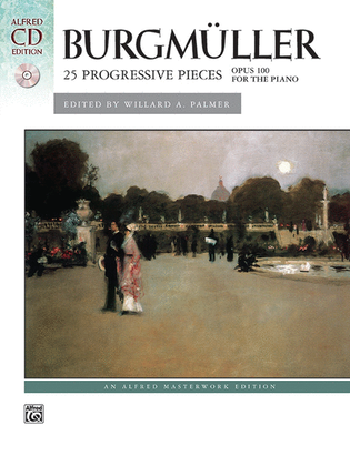 Book cover for 25 Progressive Pieces, Op. 100 - Book & CD