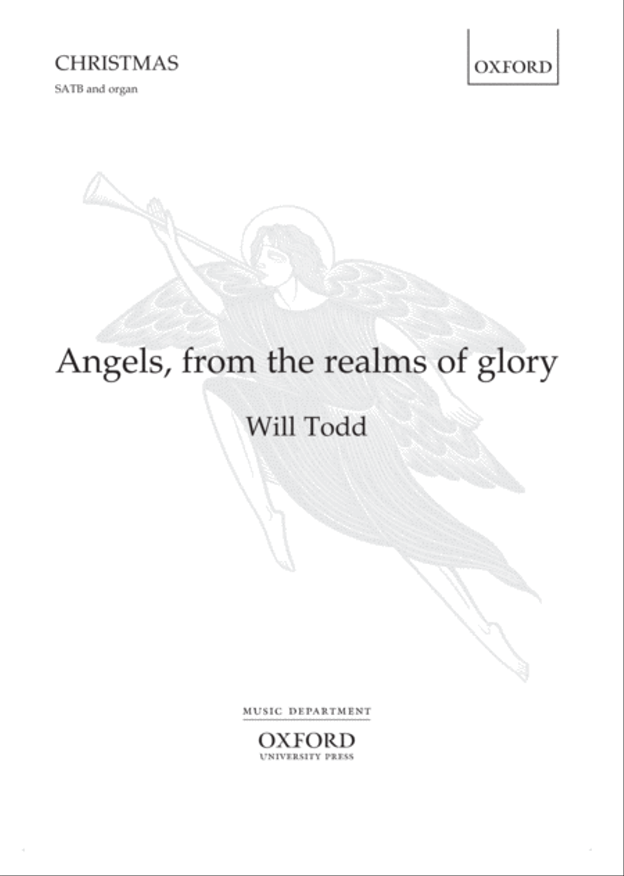Angels, from the realms of glory 4-Part scores gallery preview page 1