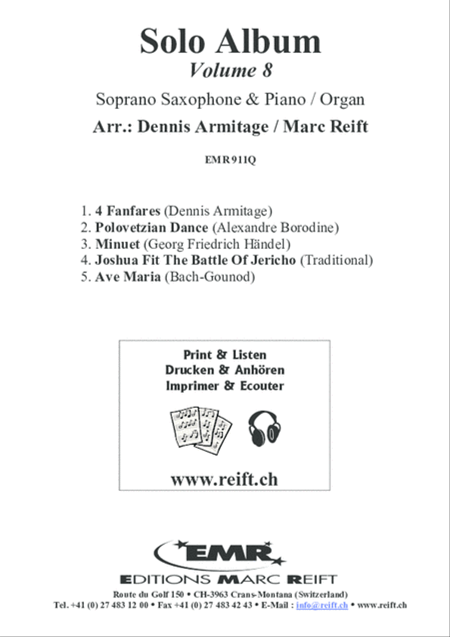 Solo Album Volume 08 Soprano Saxophone scores gallery preview page 2