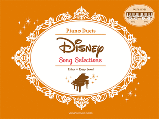 Book cover for Disney Song Selections for 2 Pianists in Entry Level and Easy Level/English Version