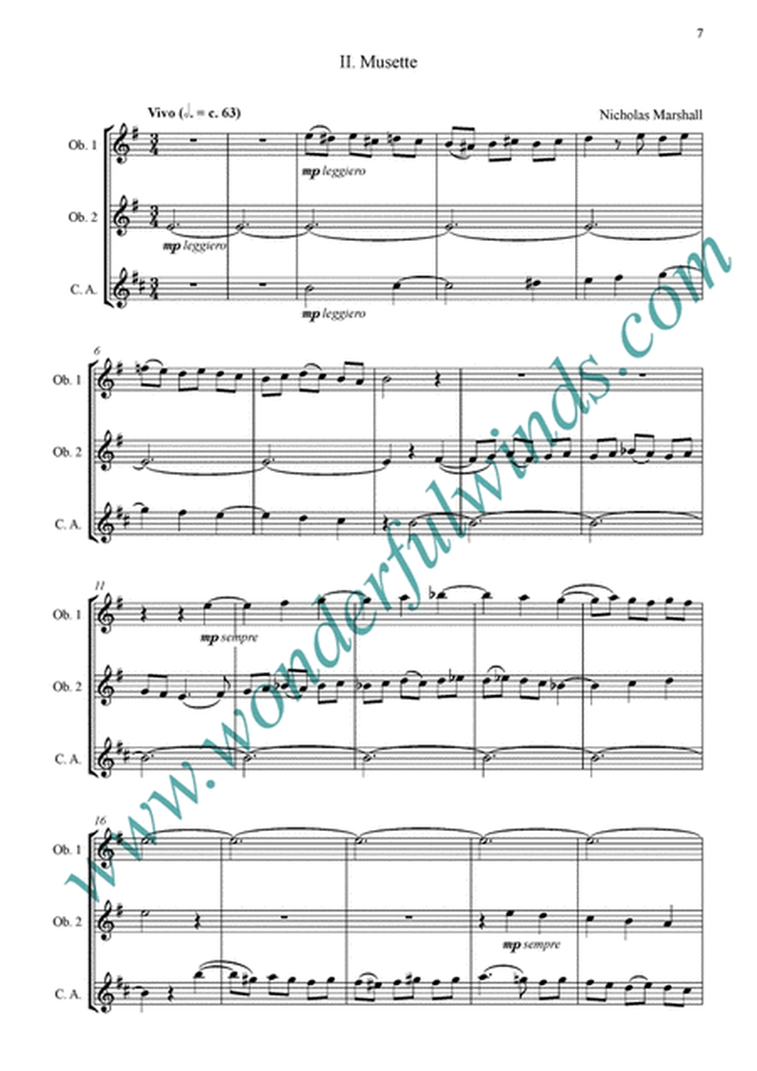 Suite For Oboe Trio image number null
