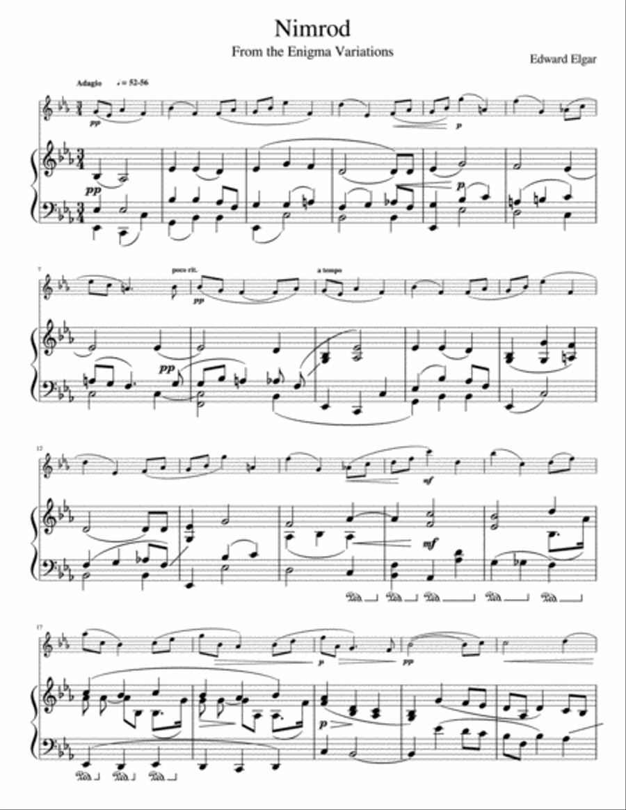 Nimrod Nimrod Flute Solo scores gallery preview page 2