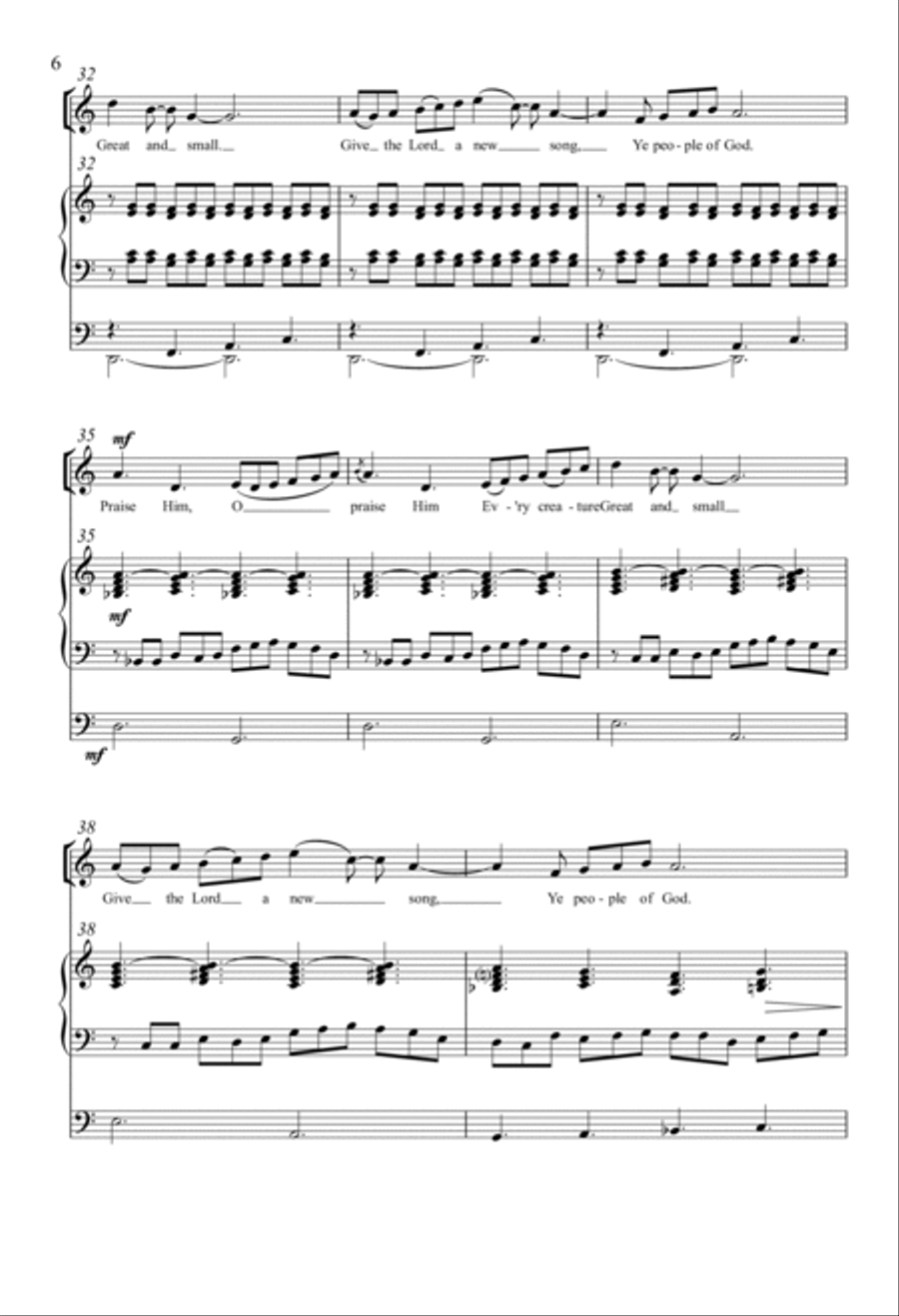 Be Ye Doers Of The Word Be Ye Doers Of The Word 4-Part scores gallery preview page 5