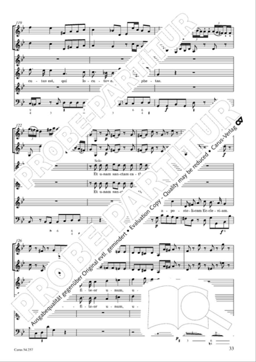Missa Sancti Aloysii SSA scores gallery preview page 34