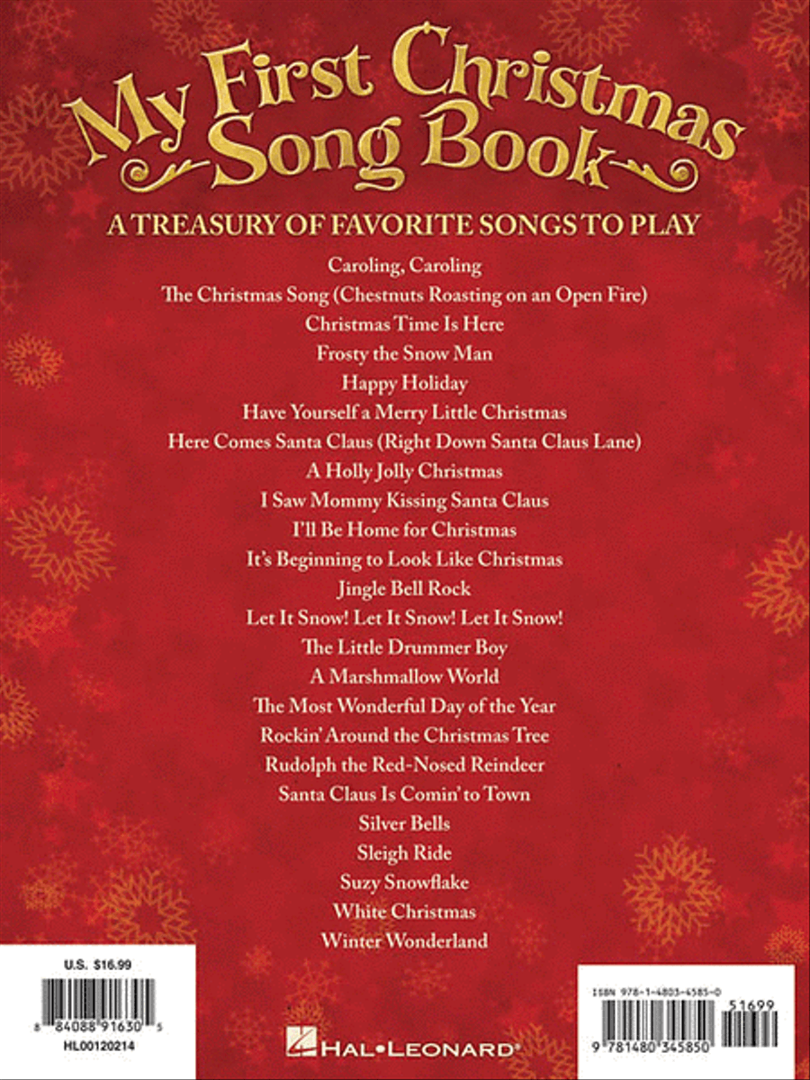 My First Christmas Song Book Easy Piano scores gallery preview page 2