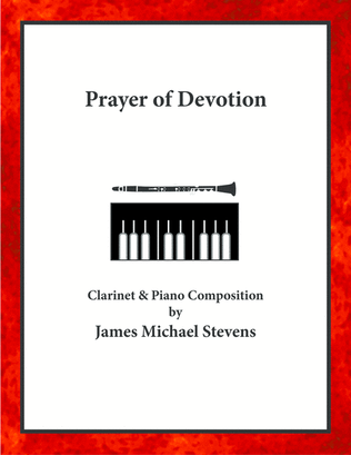 Book cover for Prayer of Devotion - Clarinet & Piano