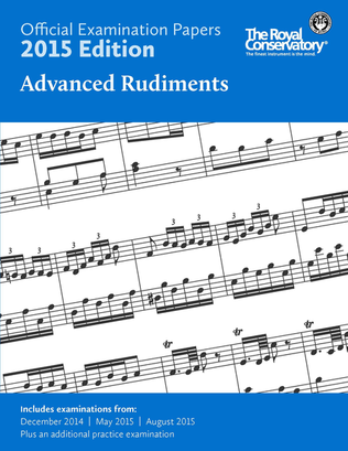 Book cover for Official Examination Papers: Advanced Rudiments
