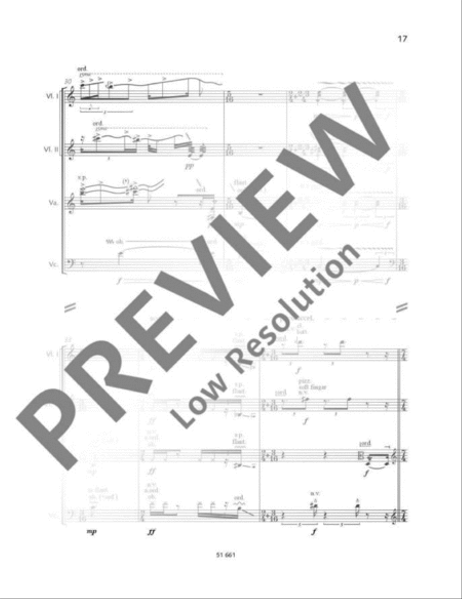 String Quartet String Quartet scores gallery preview page 18
