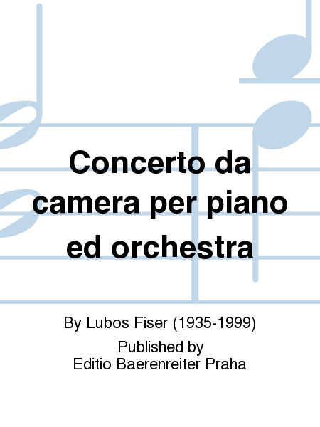 Concerto da camera per piano ed orchestra