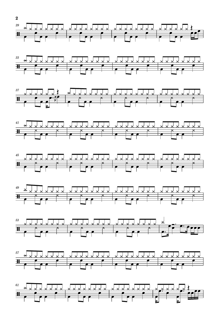 Circle Of Life Circle Of Life Drum Set scores gallery preview page 2